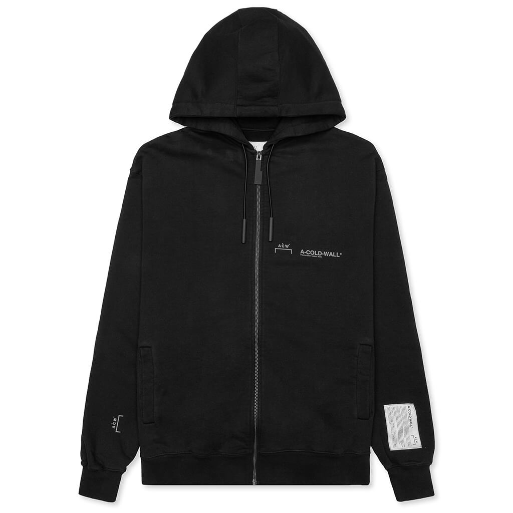 A-Cold-Wall Logo Zip Hoodie - Black – Feature