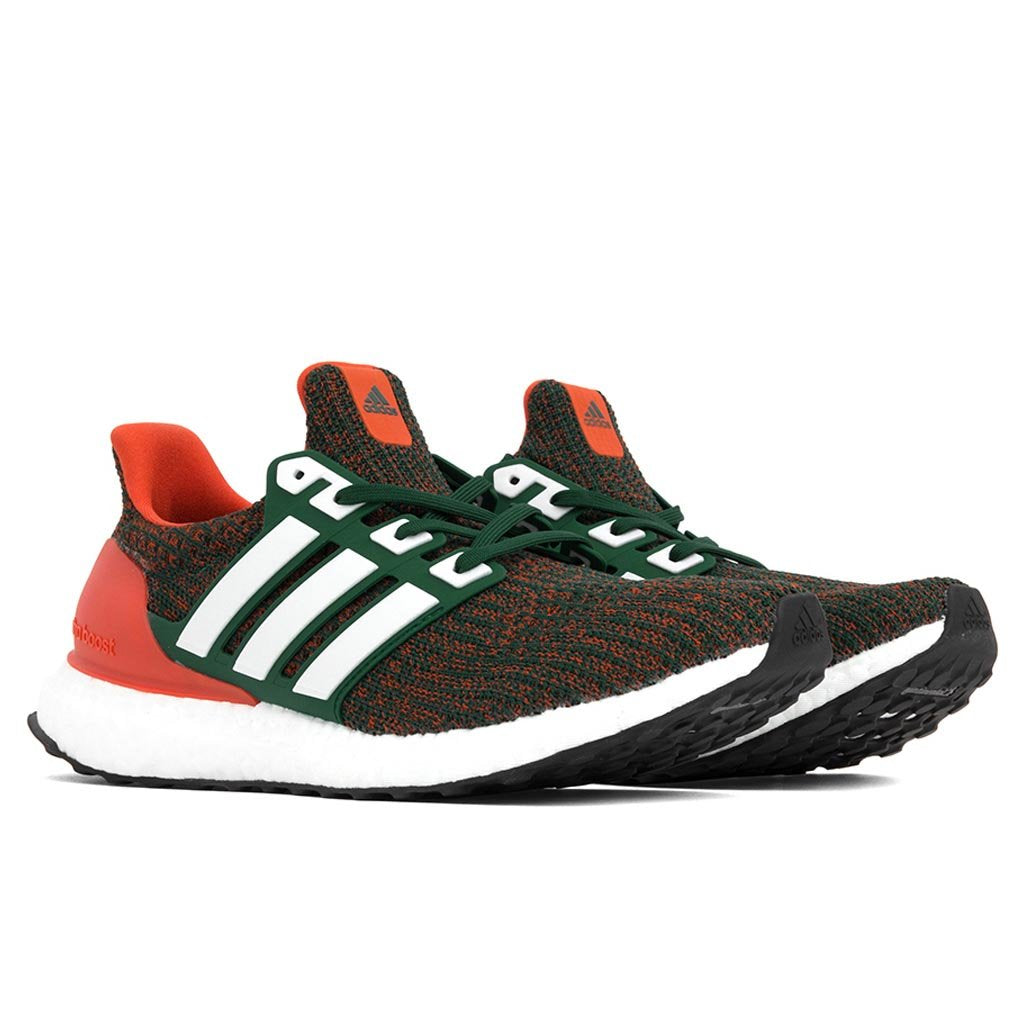 green orange ultra boost