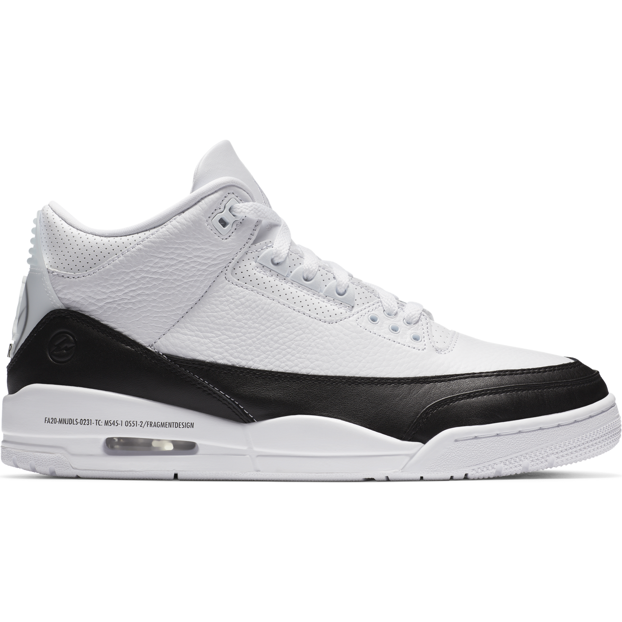 Air Jordan 3 Retro SP x Fragment - White/Black – Feature