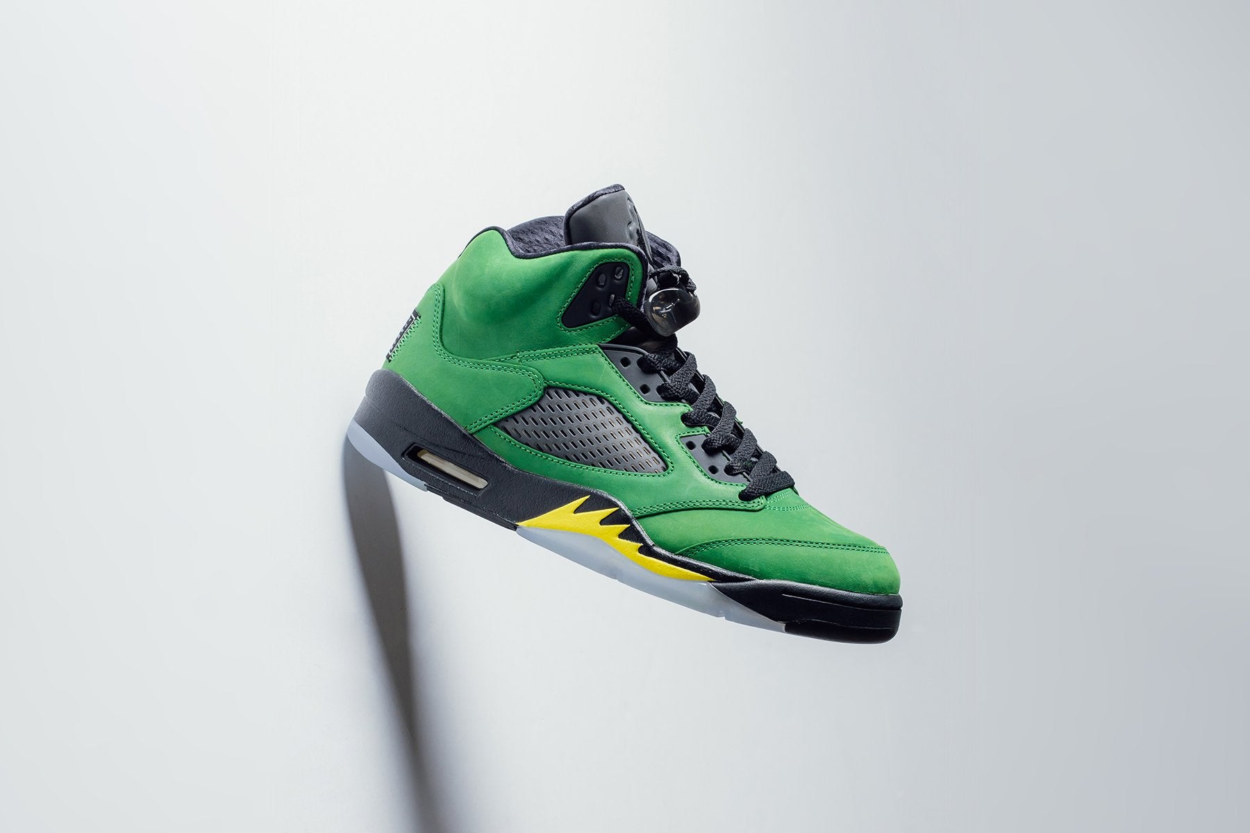 jordan 5 black and green