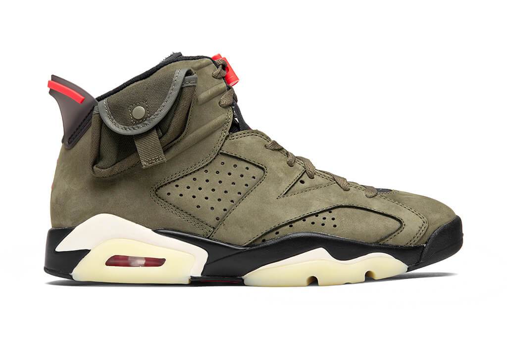 Air Jordan 6 Retro TS SP - Medium Olive 