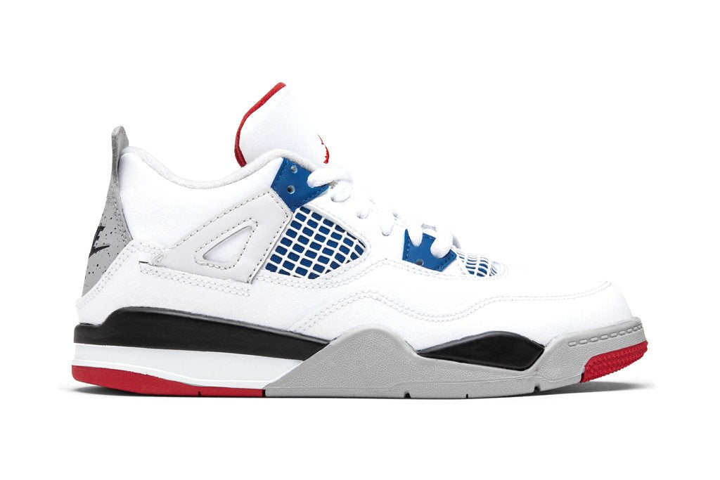 retro 4 white military blue fire red