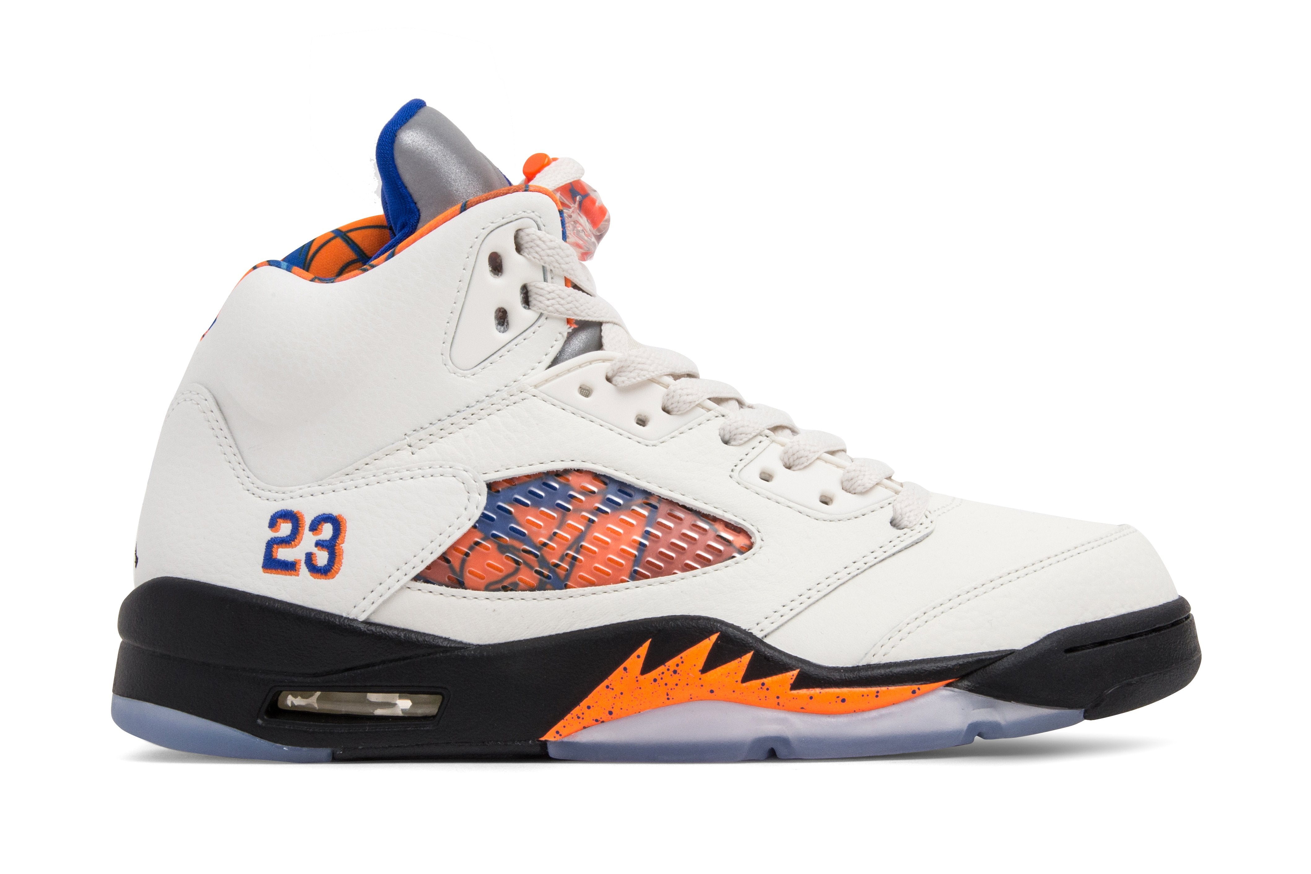 Air Retro 5 - Sail/Racer Blue/Cone – Feature