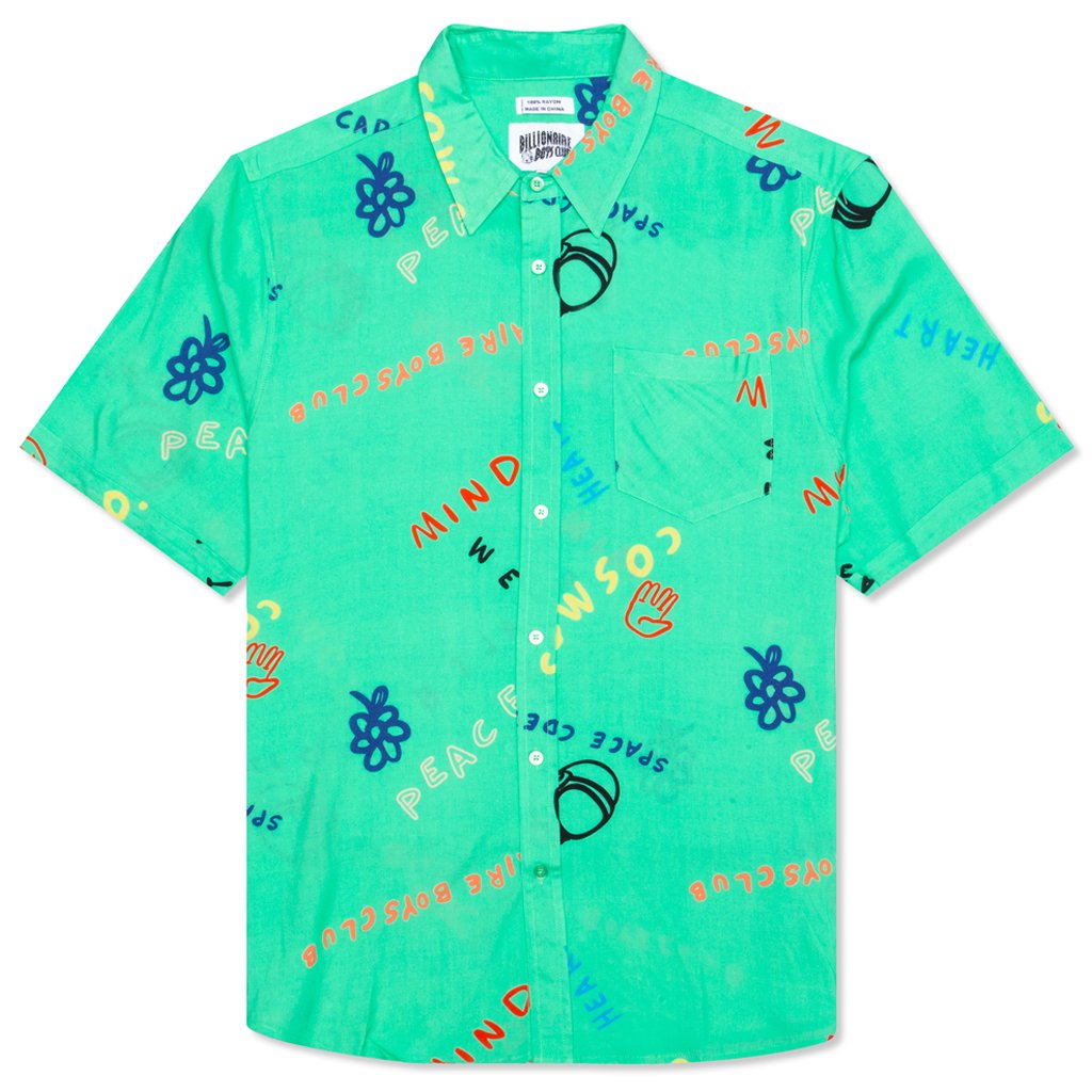 Billionaire Boys Club BB Cadet S/S Woven - Spring Bud – Feature