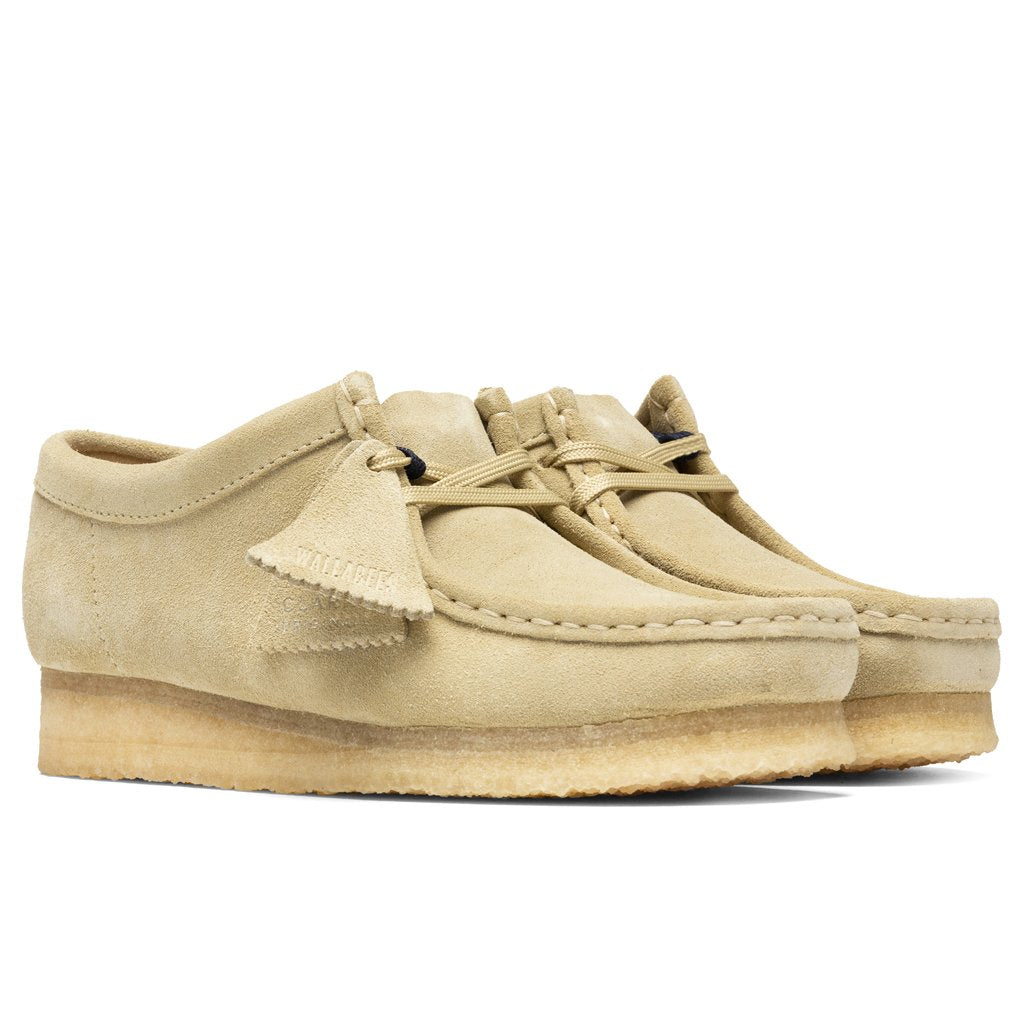 clarks wallabees maple suede