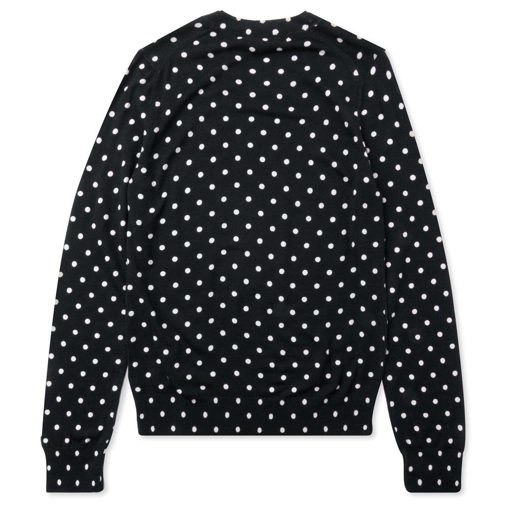 commes des garcons polka dot