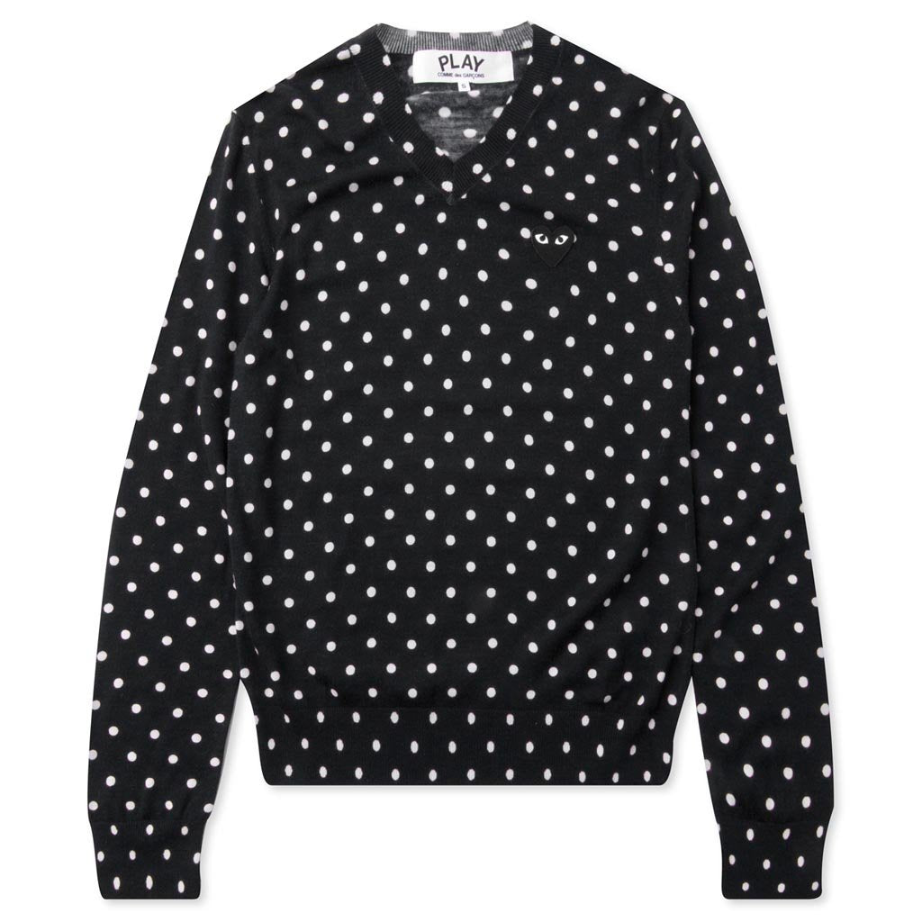 comme de garcons polka dot