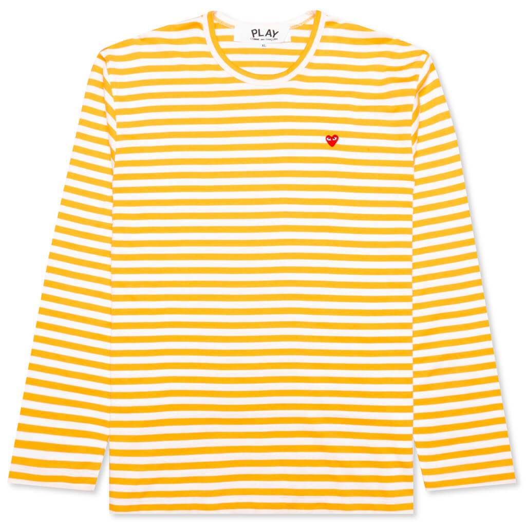 comme des garcons shirt striped long sleeve jersey
