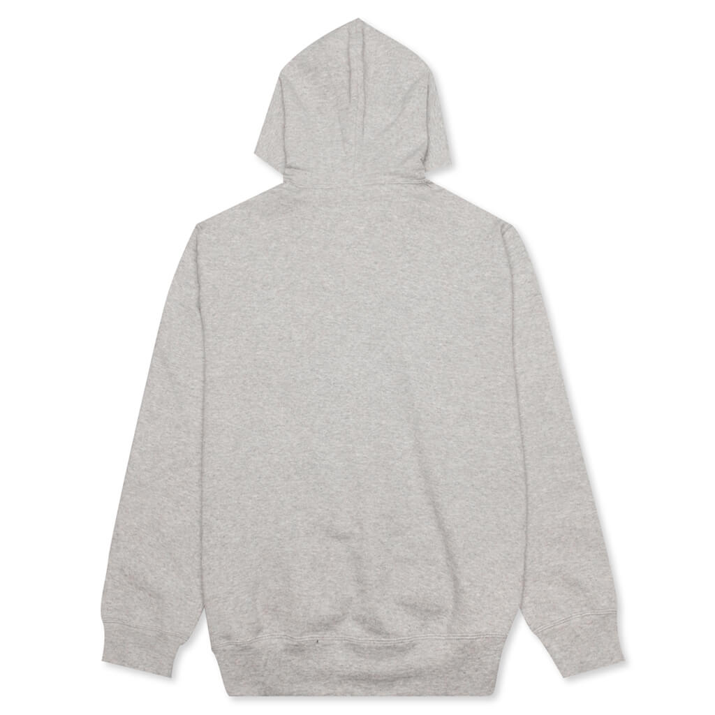 Comme Des Garcon PLAY Zip Up Hoodie - Grey | Feature