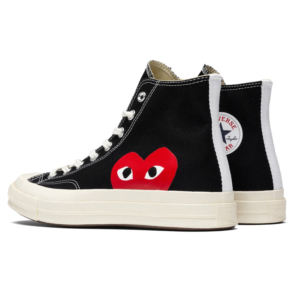 converse x cdg high black