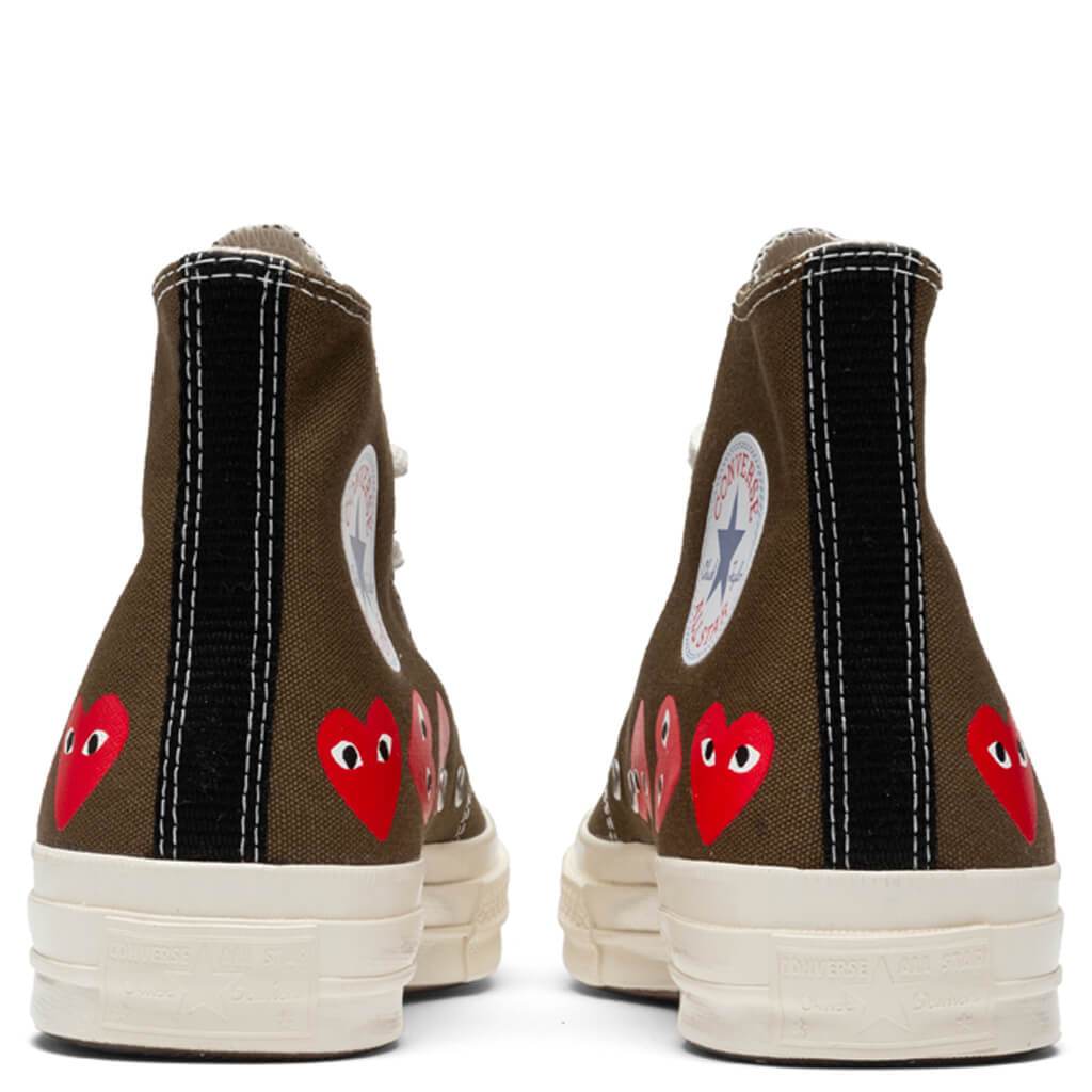 converse x comme des garcons multiple hearts