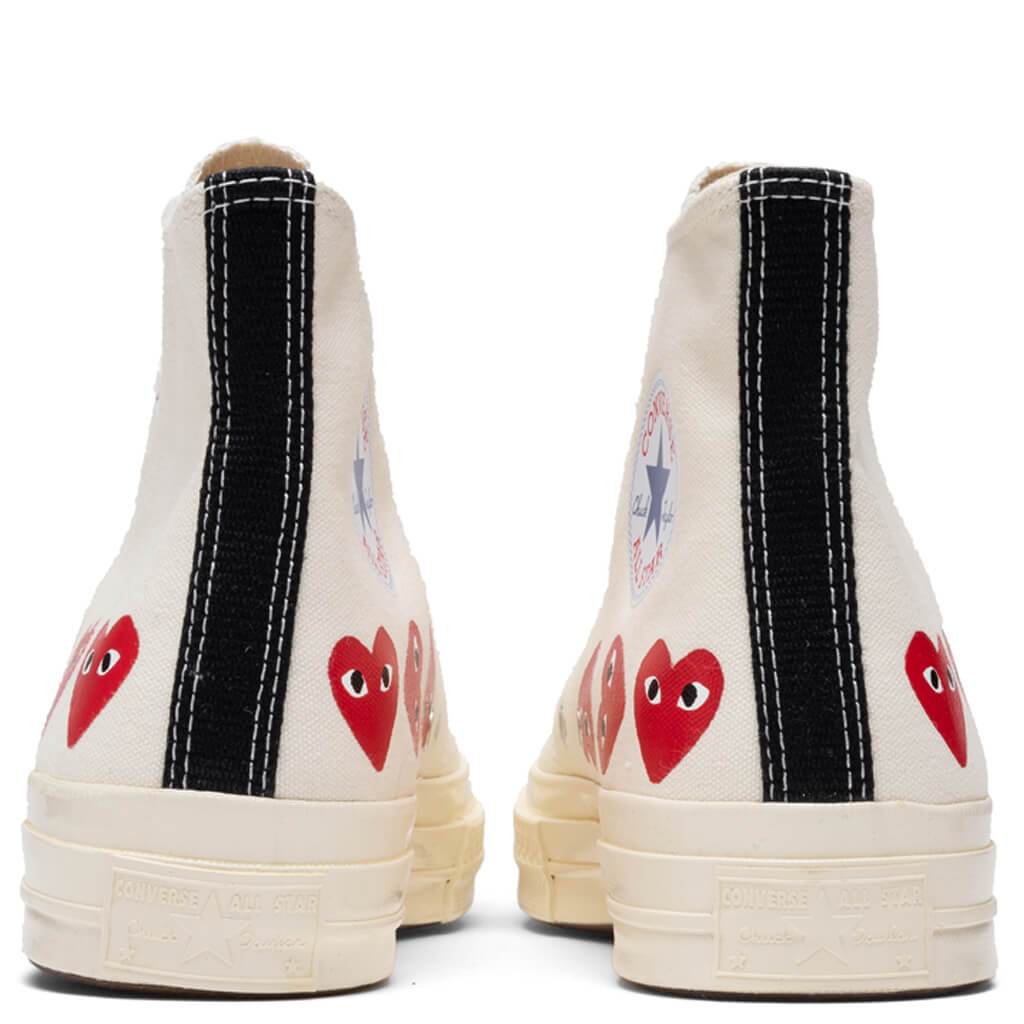 all star x comme des garcons white