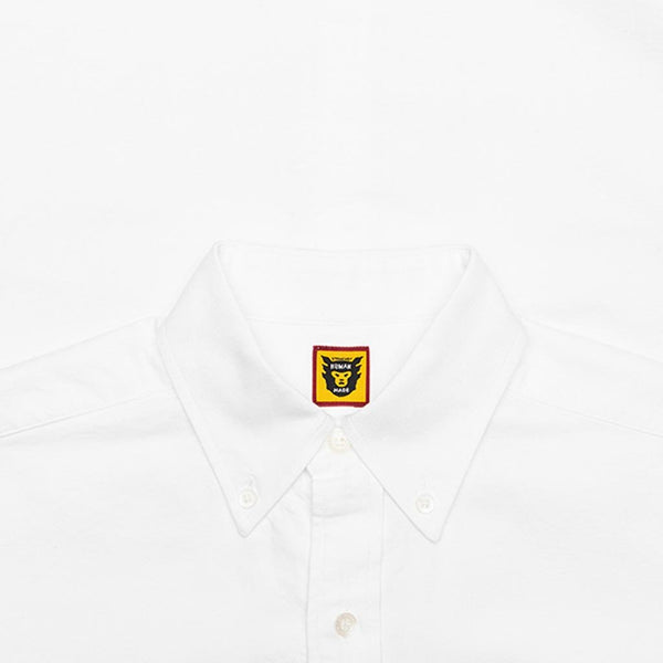 Human Made Oxford BD L/S Shirt White-