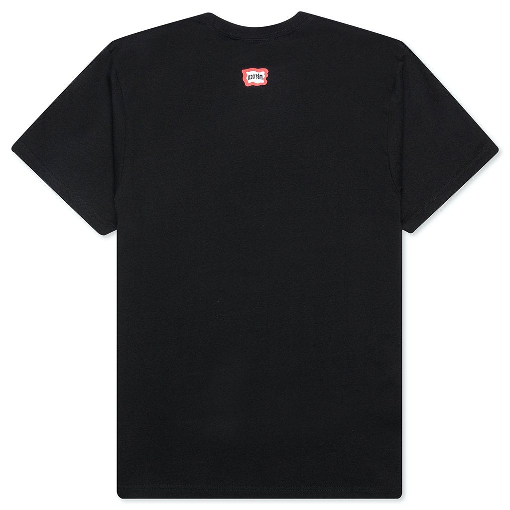 Icecream Flame On S/S Tee - Black – Feature