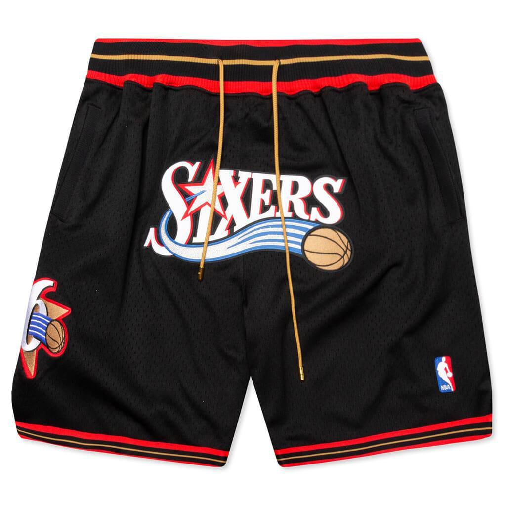 Just Don Philadelphia 76ers 2000-01 Shorts - Black – Feature