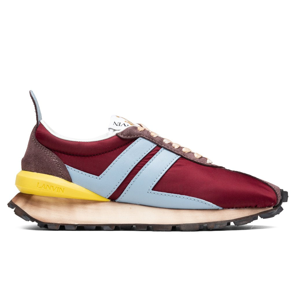 Lanvin Nylon Running Sneaker - Burgundy 