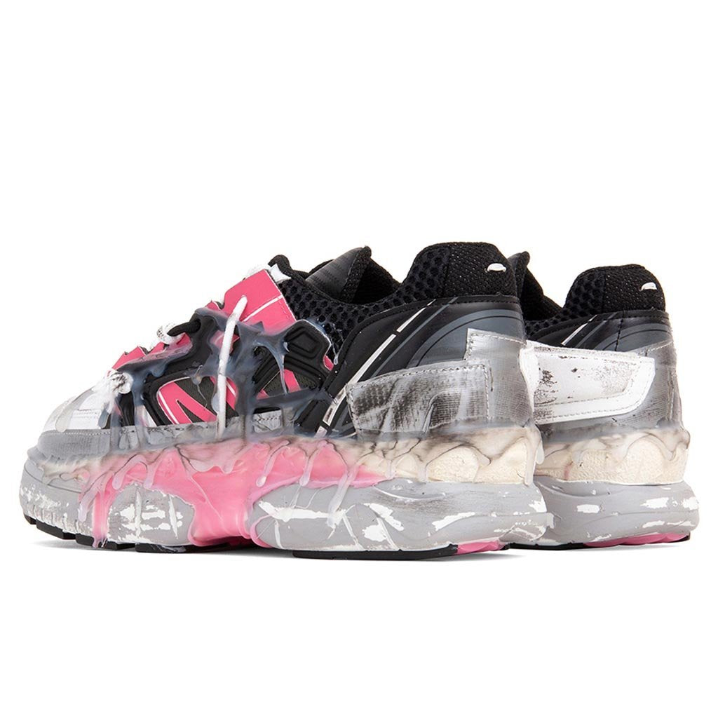 Maison Margiela Fusion Low Top Sneaker - Black/White/Pink – Feature