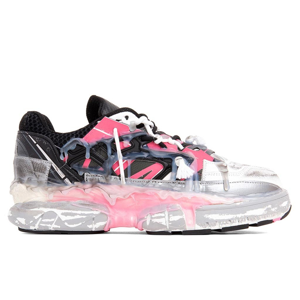 Maison Margiela Fusion Low Top Sneaker - Black/White/Pink – Feature