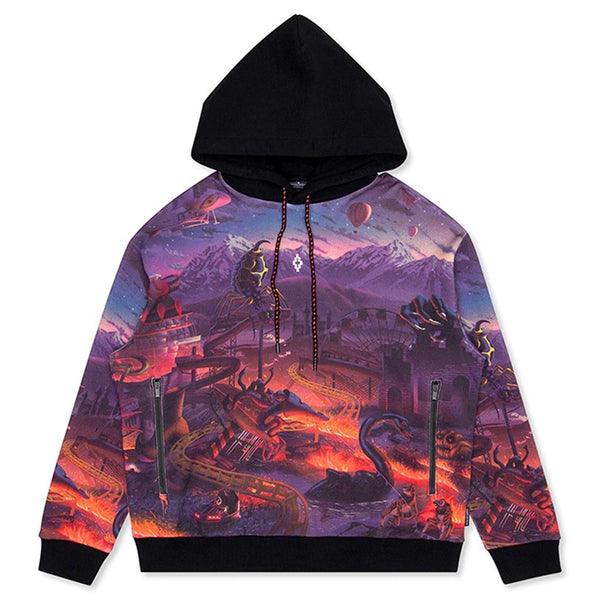 hed Regnbue Overflod Allover Fantasy Over Hoodie - Multicolor – Feature