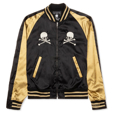 Mastermind World Silk Skull Embroidered Souvenir Jacket