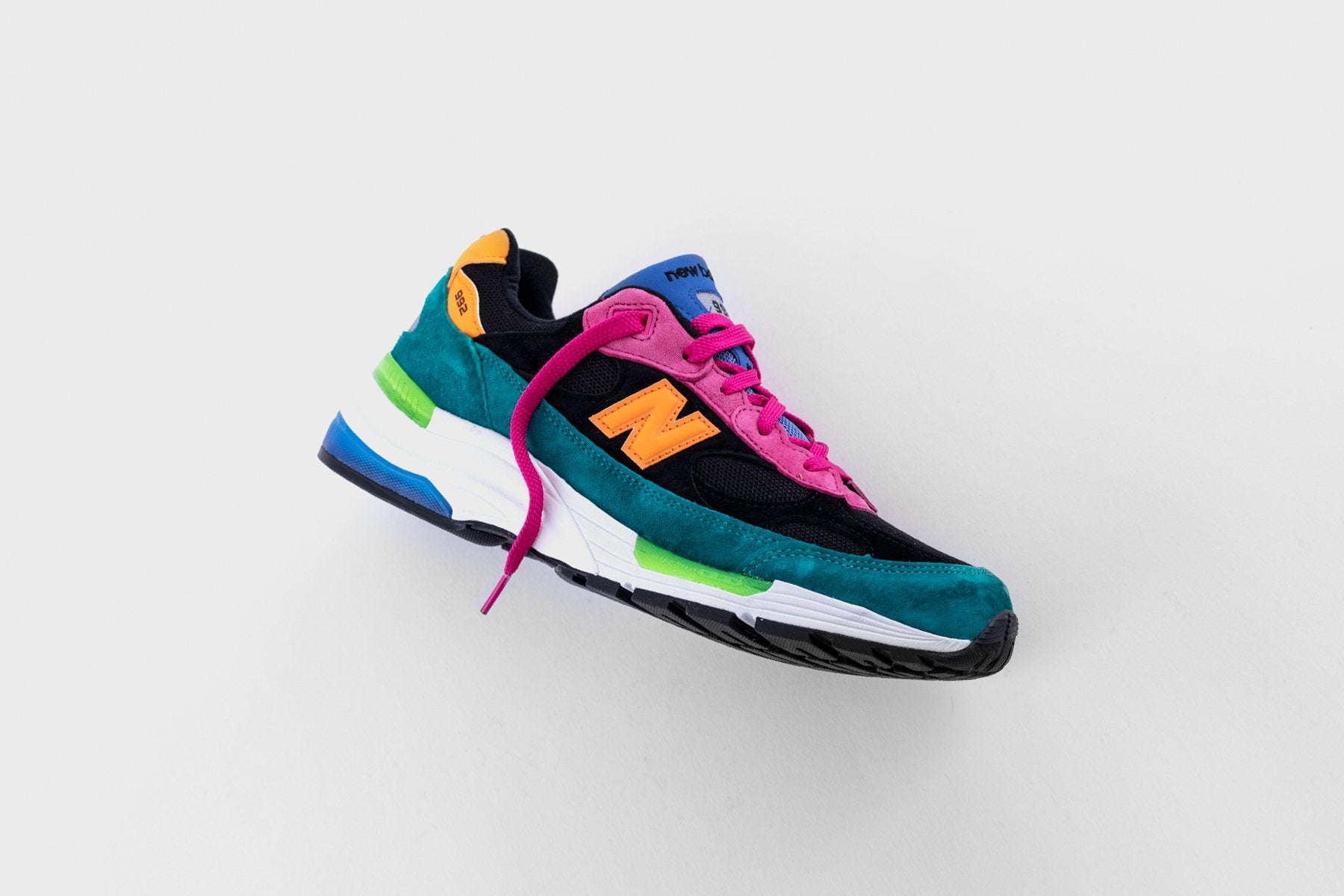 new balance green pink