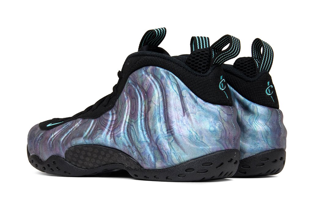 nike air foamposite one abalone