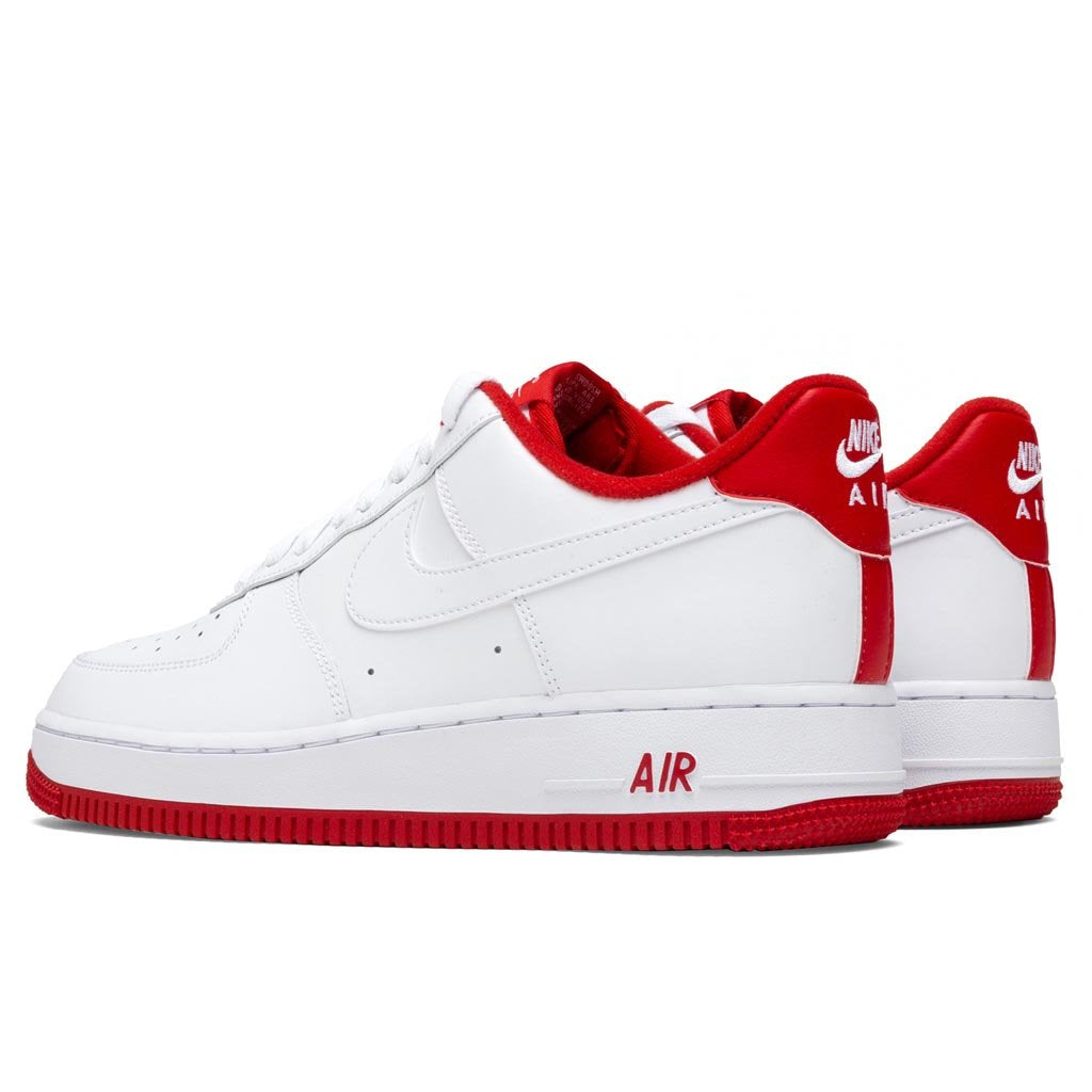 Nike Air Force 1 '07 - White/University Red – Feature