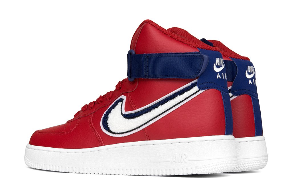 Nike Air Force 1 High '07 - Gym Red/White-Blue Void/White – Feature