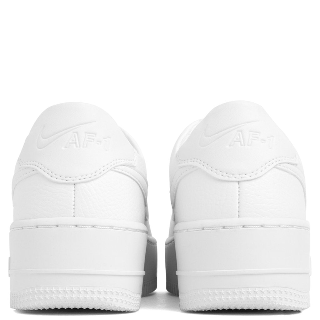 white nike air force 1 sage low women's