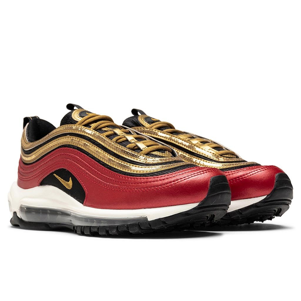 air max gold and red