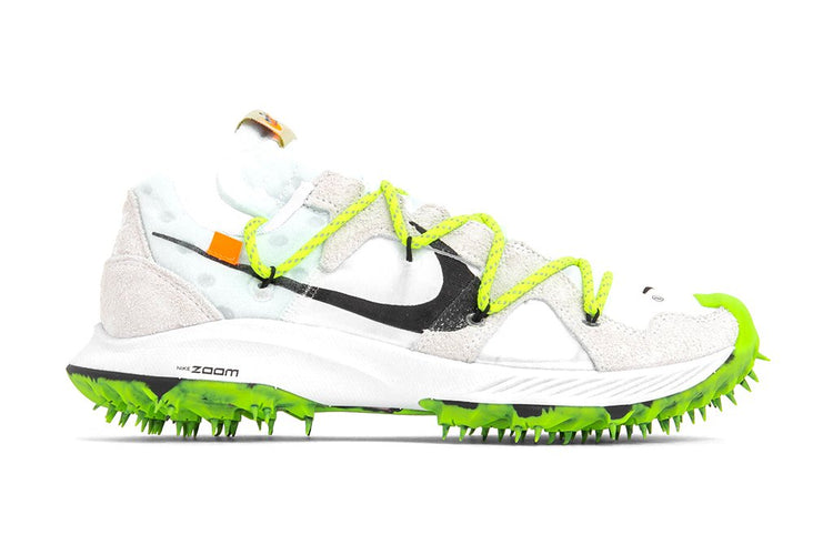 Nike x Off-White Womens Zoom Terra Kiger 5 - White/Metallic Silver ...