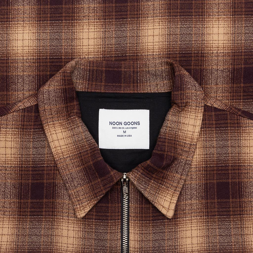 Anderson Flannel Jacket - Brown – Feature