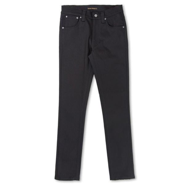 nudie jeans lean dean jean in dry cold black