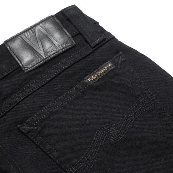 nudie jeans black black