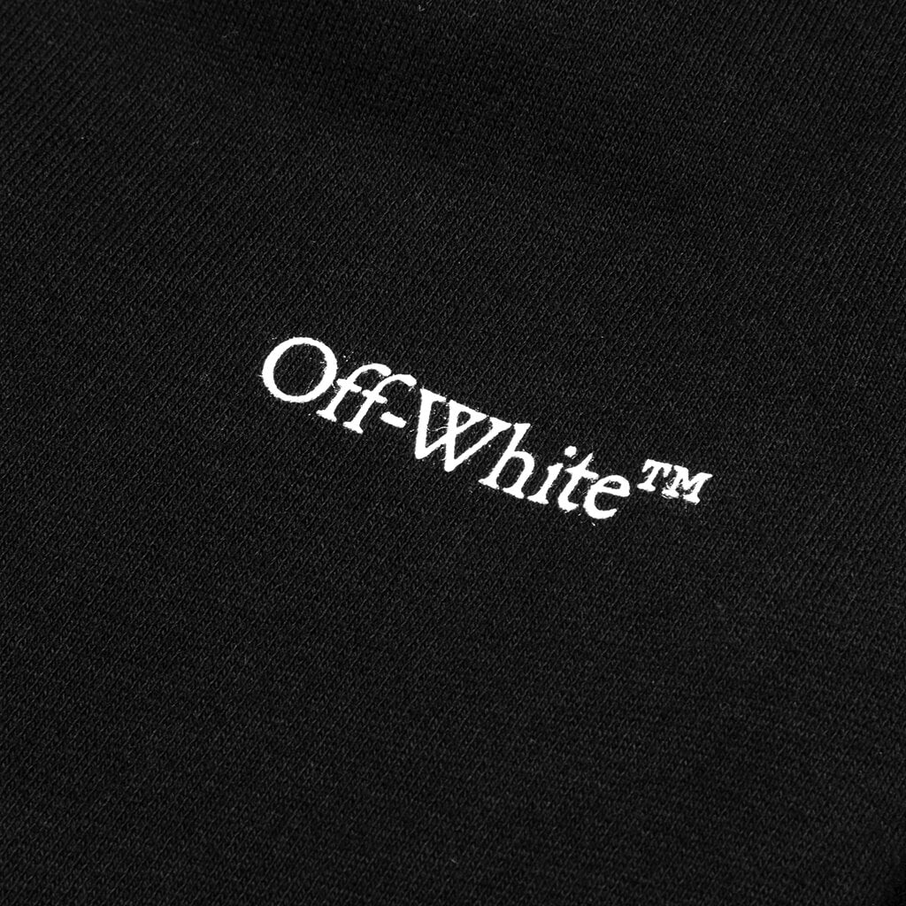 Off-White c/o Virgil Abloh Caravag Paint Shorten Sweatpant - Black/Bla ...