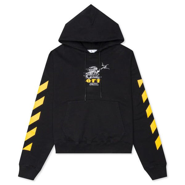 Off-White c/o Virgil Abloh Diag Free Wizard Over Hoodie - Black/Yellow