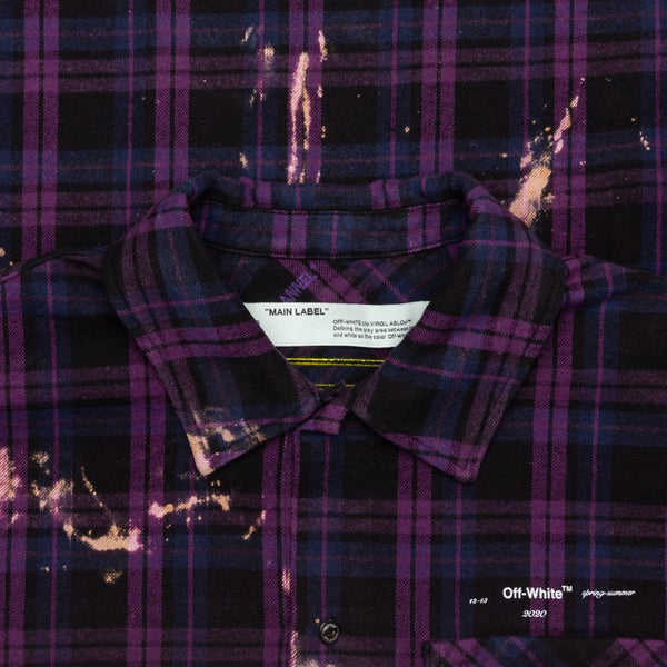 Ev Flannel Check Shirt - Violet/Multi – Feature