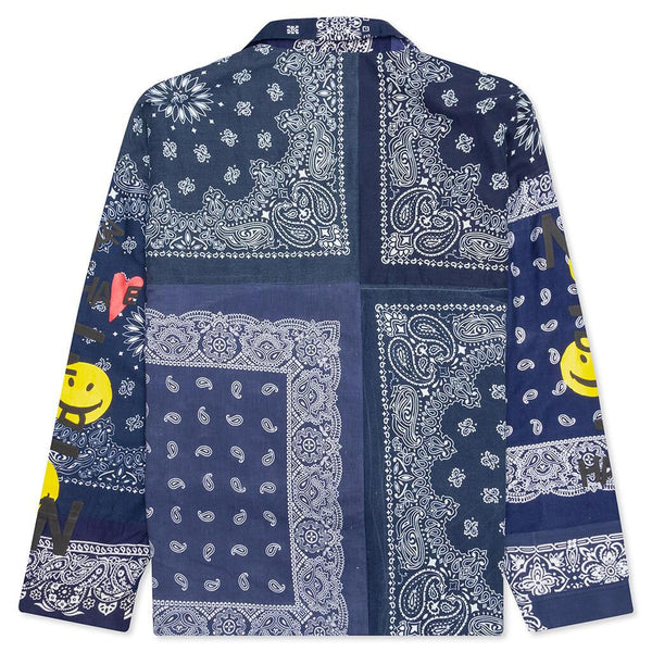 Readymade Bandana Sleeping Shirt - Navy