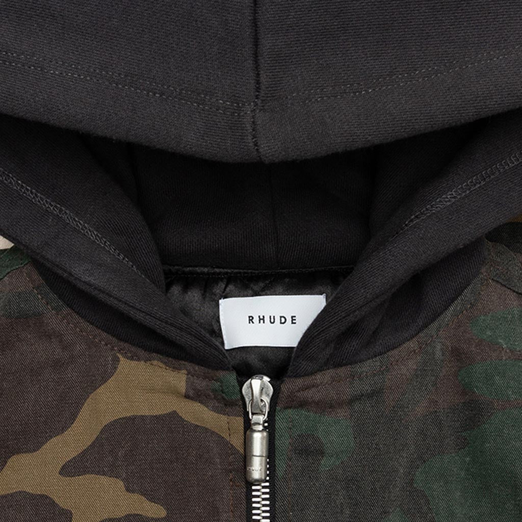 Rhude Quilted Cargo Jacket - Camo – Feature