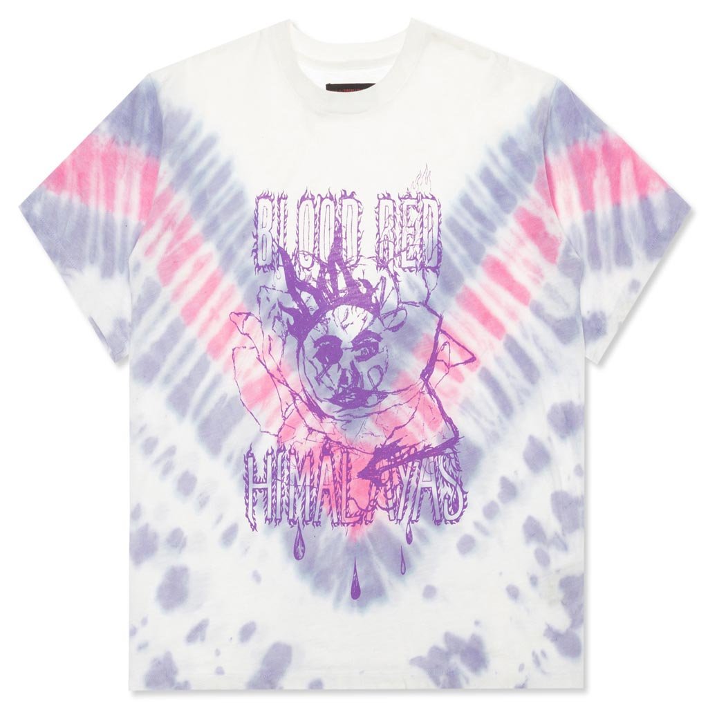 Siberia Hills Himalayas Tie Dyed T-Shirt - White/Light Purple – Feature