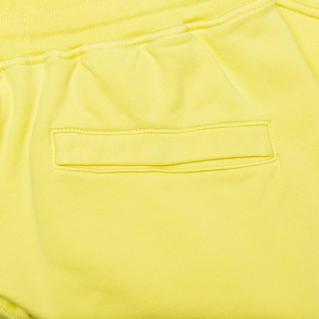 Stone Island Jersey Logo Fleece Shorts - Lemon – Feature