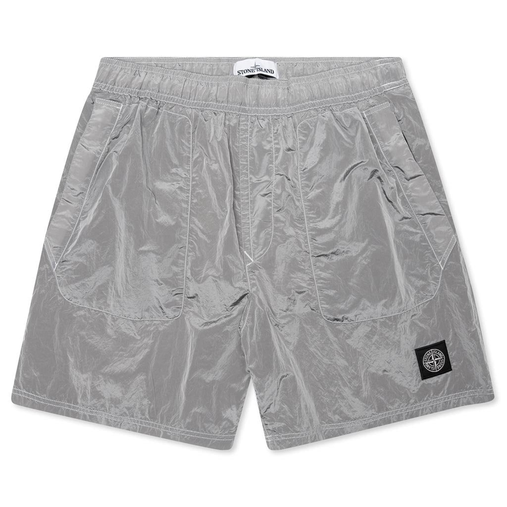 Stone Island Nylon Metal Swim Trunks - Dust Grey – Feature