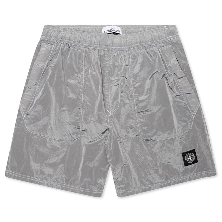 Stone Island Nylon Metal Swim Trunks - Dust Grey – Feature