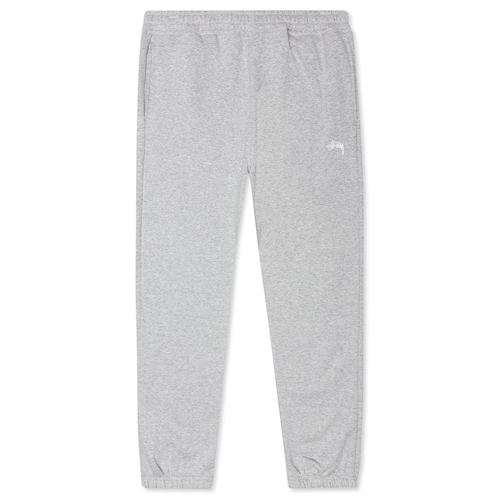 Stussy Stock Logo Pant - Grey Heather – Feature