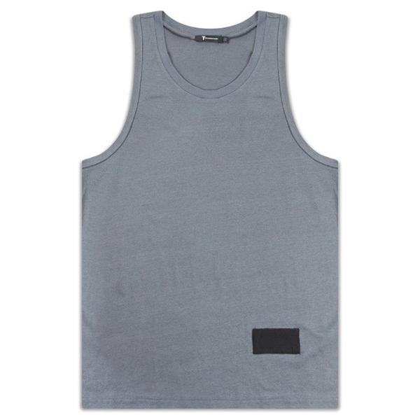 T by Silk Patch Tank - Slate – Feature