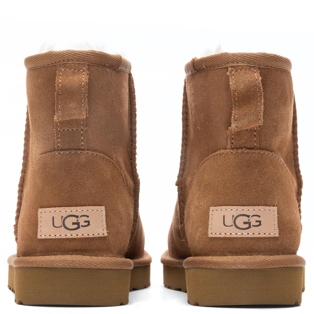 Ugg Womens Classic Mini Ii Boot Chestnut Feature 