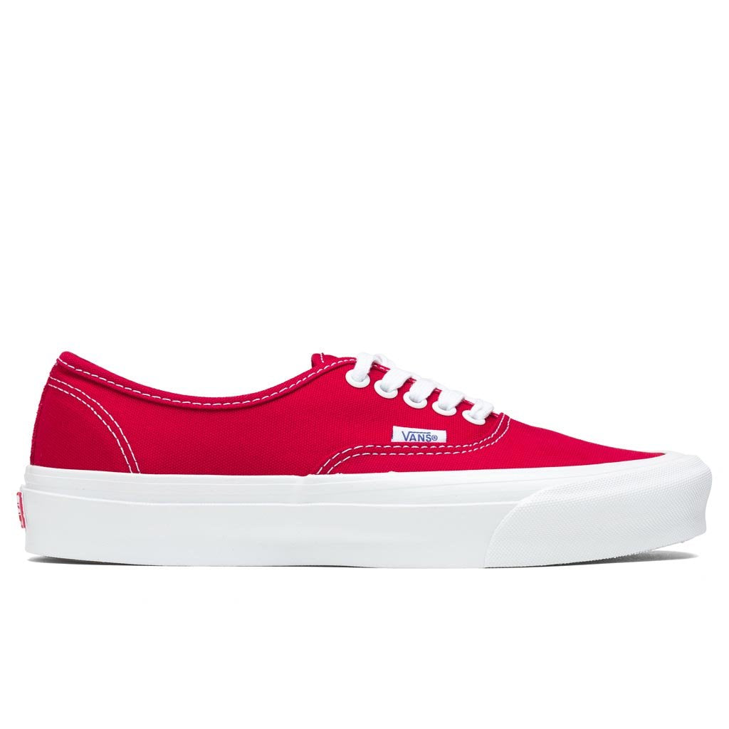 true red vans authentic