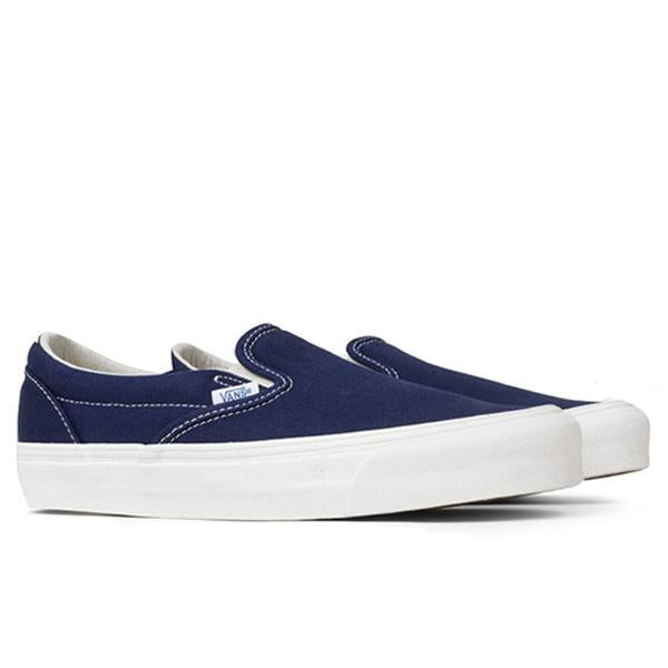 vans slip on og peacoat