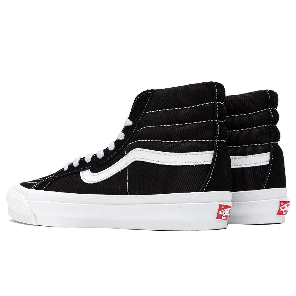 vans vault black and white