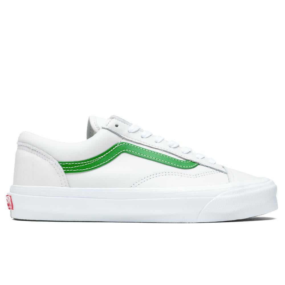 green and white vans